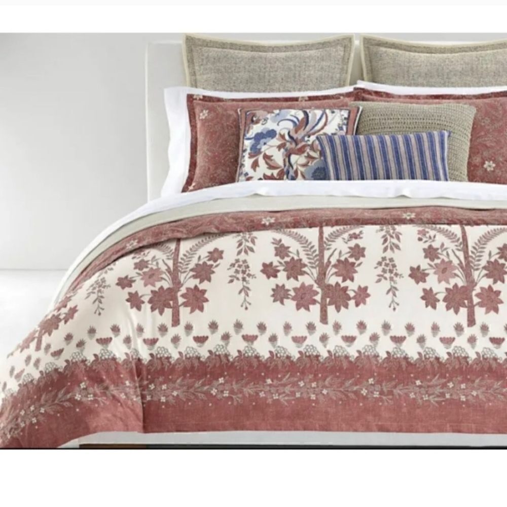 Lauren Ralph Lauren Isla Floral Luxury King 3 pc. Duvet Cover Set $385 New